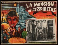 3y537 GHOSTS ON THE LOOSE Mexican LC R50s Bela Lugosi & his Mini-Me, East Side Kids, cool art!