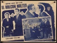 3y551 MALTESE FALCON Mexican LC R50s Humphrey Bogart, Mary Astor, Greenstreet, Elisha Cook Jr.