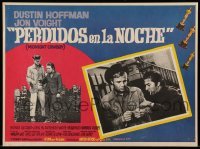 3y555 MIDNIGHT COWBOY Mexican LC '69 Dustin Hoffman, Jon Voight, John Schlesinger classic!