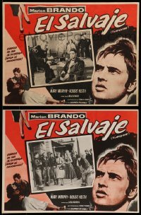 3y521 WILD ONE 2 Mexican LCs R60s great images of ultimate biker Marlon Brando!