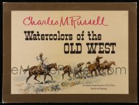 3y124 CHARLES MARION RUSSELL 12x16 art portfolio '58 contains 4 amazing full-color prints!