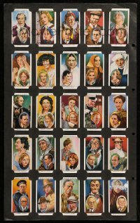 3y364 OGDENS CIGARETTE CARDS set of 50 REPRO English cigarette cards '97 movie stars in full color!