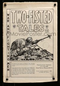 3y132 TWO-FISTED TALES 10x15 art portfolio '80 with all 24 full-color covers of the entire series!