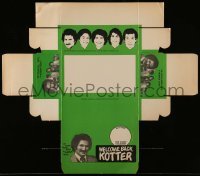 3y348 WELCOME BACK KOTTER 20x23 button box '76 Kaplan, Travolta, holds buttons for every occasion!
