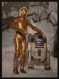 3y197 EMPIRE STRIKES BACK color 12.5x17 still '80 great close up of droids C-3PO & R2-D2!