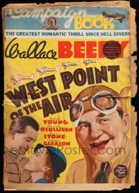 3y086 WEST POINT OF THE AIR pressbook '34 Wallace Beery, Robert Young, Maureen O'Sullivan, rare!
