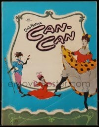 3y149 CAN-CAN souvenir program book '60 Frank Sinatra, Shirley MacLaine, Maurice Chevalier
