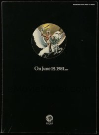 3y399 CLASH OF THE TITANS promo brochure '81 Ray Harryhausen, great fantasy art by Goozee!