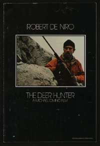 3y401 DEER HUNTER promo brochure '78 Michael Cimino classic, Robert De Niro, Christopher Walken