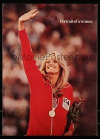 3y406 GOLDENGIRL promo brochure '79 Susan Anton programmed to win Olympics, folds out to a poster!