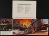 3y420 RETURN OF THE JEDI world premiere promo brochure '83 advertised as Revenge of the Jedi
