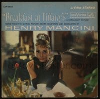 3y266 BREAKFAST AT TIFFANY'S soundtrack record '61 Henry Mancini music from Audrey Hepburn classic!