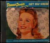 3y267 CAN'T HELP SINGING 33 1/3 RPM record album '44 Deanna Durbin in her first Technicolor triumph!