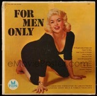 3y282 JAYNE MANSFIELD 33 1/3 RPM record '57 pictured on the cover of Lew Raymond's For Men Only!
