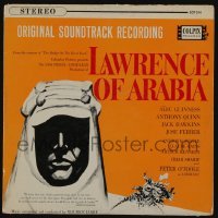 3y285 LAWRENCE OF ARABIA soundtrack record '62 original music from the David Lean classic epic!