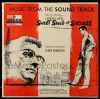 3y300 SWEET SMELL OF SUCCESS soundtrack record '57 Liebman art of Burt Lancaster & Tony Curtis!