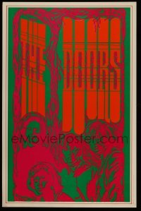 3y251 DOORS 13x20 music poster '67 psychedelic art of the rock band by Robert Wendell!