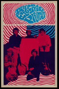 3y252 ELECTRIC PRUNES 13x20 music poster '67 psychedelic art image of the band by Robert Wendell!