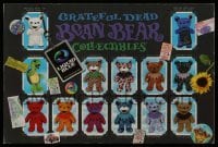 3y225 GRATEFUL DEAD set of 19 identical 15x23 advertising posters '99 Bean Bear Collectibles!