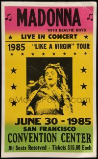 3y361 MADONNA REPRO 14x22 special '90s with the Beastie Boys in the 1985 Like a Virgin tour!