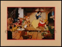 3y143 SNOW WHITE & THE SEVEN DWARFS 12x16 exclusive commemorative lithograph 1994 Disney cartoon!