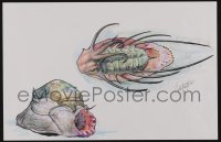3y094 SPHERE concept art '98 art of undersea creatures by Constantine from Steve Johnson's XFX!