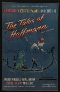 3y387 TALES OF HOFFMANN 11x16 special '51 Powell & Pressburger, Marc Stone art of Moira Shearer!