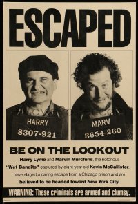 3y009 HOME ALONE 2 standee '92 wanted poster with Joe Pesci & Daniel Stern, Lost in New York!