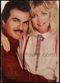 3y425 BEST FRIENDS trade ad '82 great close up of Goldie Hawn & Burt Reynolds!