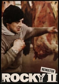 3y421 ROCKY II promo brochure '79 Sylvester Stallone & Talia Shire, boxing sequel!