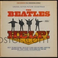 3y280 HELP soundtrack record '65 wonderful music from The Beatles rock & roll classic!