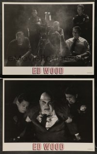 3z921 ED WOOD 2 LCs '94 Johnny Depp, George 'The Animal' Steele, directed by Tim Burton!