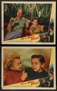 3z950 IT'S A SMALL WORLD 2 LCs '50 William Castle, a man forced to live in a child's world!