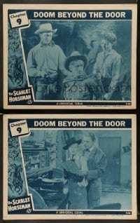 3z980 SCARLET HORSEMAN 2 chapter 9 LCs '46 Paul Guilfoyle, Virginia Christine, Doom Beyond the Door!