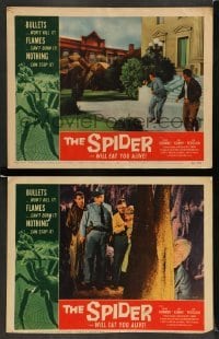 3z986 SPIDER 2 LCs '58 cool special effects of the giant insect attacking + cave scene!