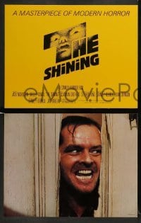 3z003 SHINING 13 color 11x14 stills '80 King & Kubrick, Shelley Duvall, Jack Nicholson, Crothers!