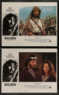 3z252 KING DAVID 8 English LCs '85 great image of Richard Gere as King David, Biblical epic!