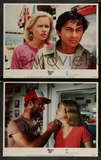 3z032 ALAMO BAY 8 LCs '85 Vietnam veteran Ed Harris & Amy Madigan, directed by Louis Malle!