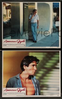 3z036 AMERICAN GIGOLO 8 LCs '80 handsomest male prostitute Richard Gere & Lauren Hutton!