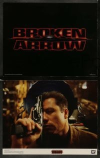 3z016 BROKEN ARROW 9 color 11x14 stills '96 John Travolta, Christian Slater, directed by John Woo!