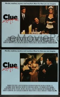 3z080 CLUE 8 LCs '85 images of Tim Curry, Christopher Lloyd, Lesley Ann Warren, Eileen Brennan!