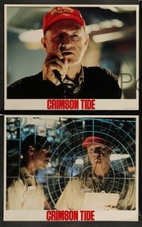 3z720 CRIMSON TIDE 4 LCs '95 Denzel Washington & Gene Hackman in military submarine, Mortensen!