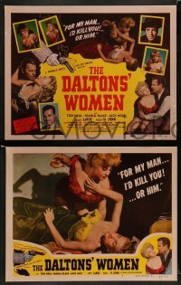 3z102 DALTONS' WOMEN 8 LCs '50 Tom Neal, bad girl Pamela Blake, and sexy showgirls!