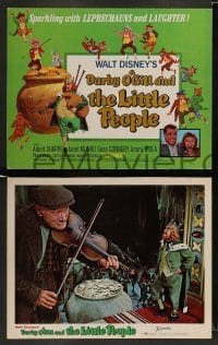 3z018 DARBY O'GILL & THE LITTLE PEOPLE 9 LCs R69 Disney, Sean Connery, it's leprechaun magic!