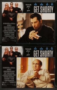 3z169 GET SHORTY 8 LCs '95 John Travolta, Danny DeVito, Gene Hackman, Rene Russo