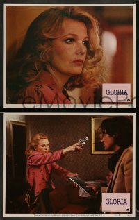 3z178 GLORIA 8 LCs '80 John Cassavetes directed, cool images of Gena Rowlands!