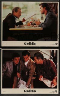 3z184 GOODFELLAS 8 LCs '90 Robert De Niro. Ray Liotta, Joe Pesci, Martin Scorsese Mafia classic!