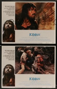 3z229 ICEMAN 8 LCs '84 Fred Schepisi, John Lone as thawed 40,000 year-old neanderthal caveman!