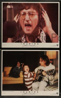 3z588 IMAGINE 6 LCs '88 cool images of former Beatle John Lennon & Yoko Ono!