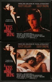 3z253 KISS BEFORE DYING 8 LCs '91 cool images of Matt Dillon & sexy Sean Young!